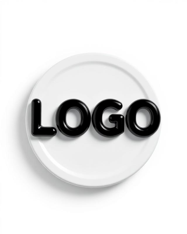 3D glossy logo