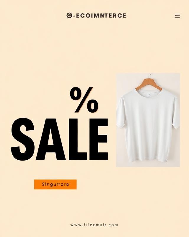 Product sale poster